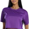 Camiseta Cropped Feminino Curta De Academia Tecido Leve E Fresco - Image 5
