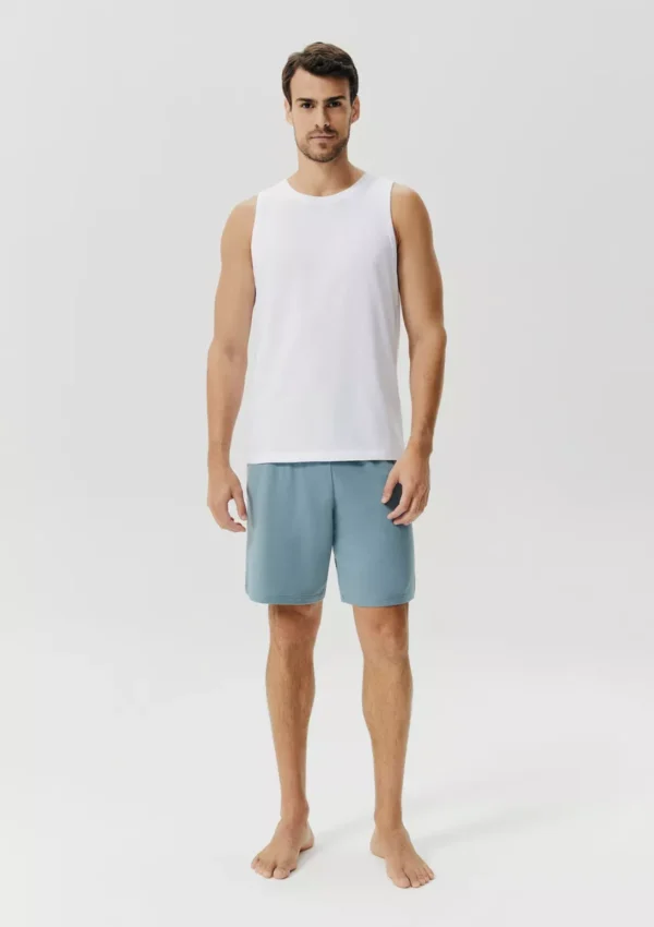 Pijama Curto Masculino Com Regata E Bermuda - Image 2